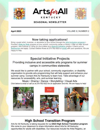 April 2023 Newsletter